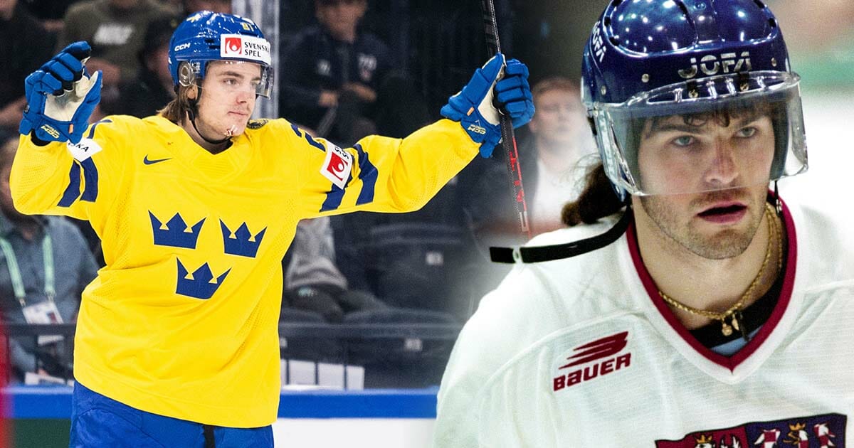 Leo Carlsson, Jaromir Jagr, hockey-VM
