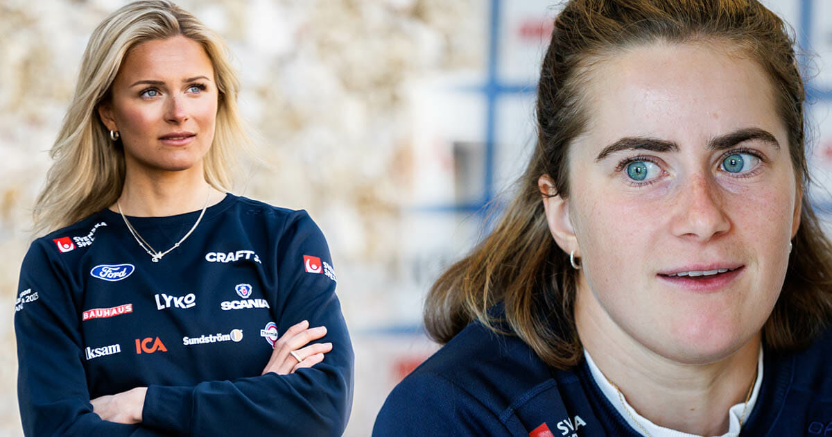 Ebba Andersson, Frida Karlsson, skidor