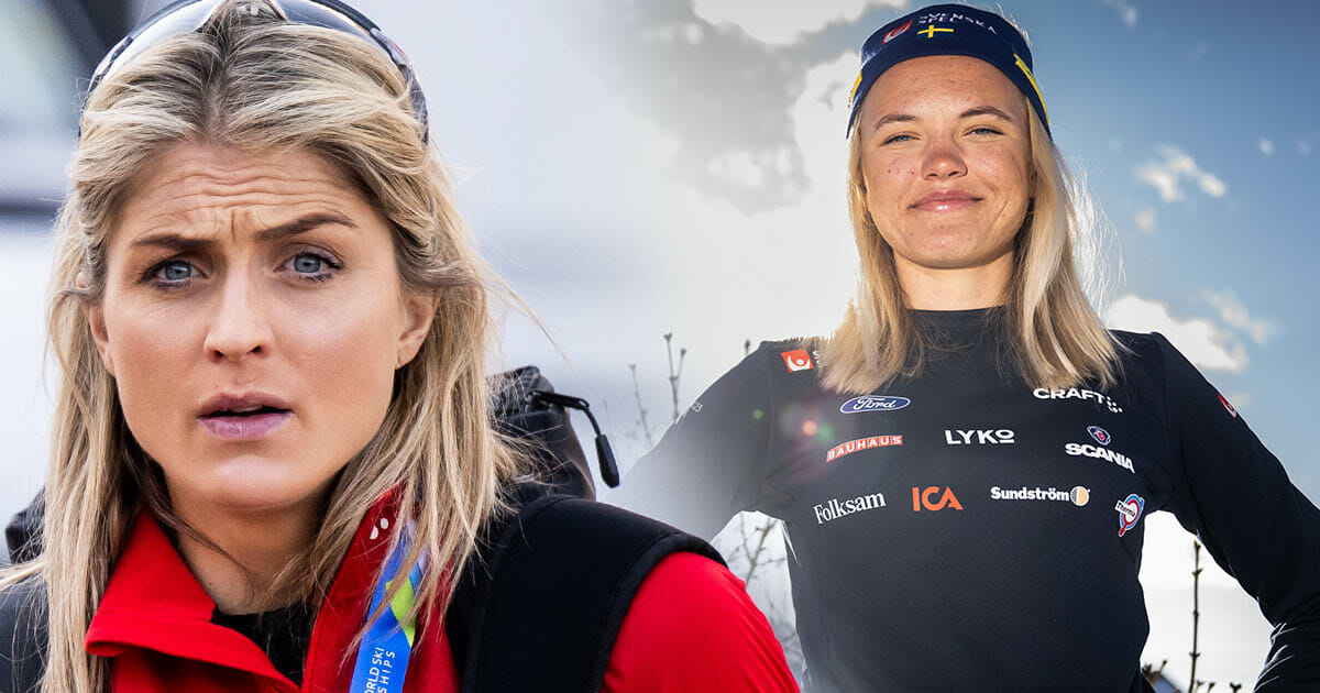Linn Svahn, Therese Johaug, skidor
