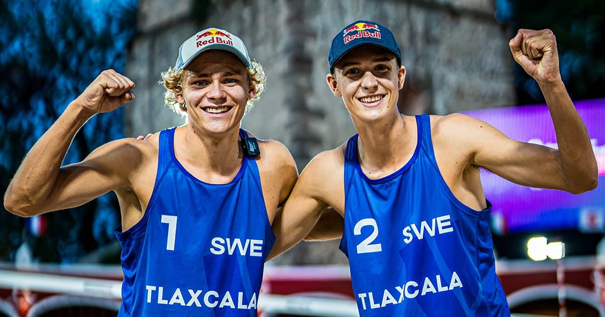 David Åhman, Jonatan Hellvig, beachvolleyboll