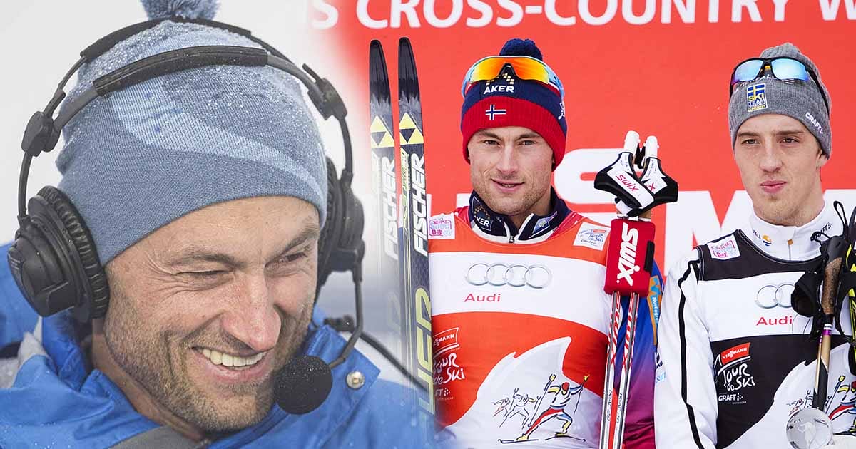 Petter Northug, Norge, Calle Halfvarsson, Sverige, skidor längdskidor