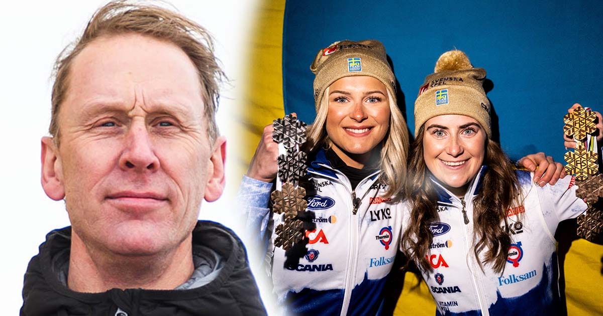 Gunde Svan, Frida Karlsson, Ebba Andersson, längdskidor