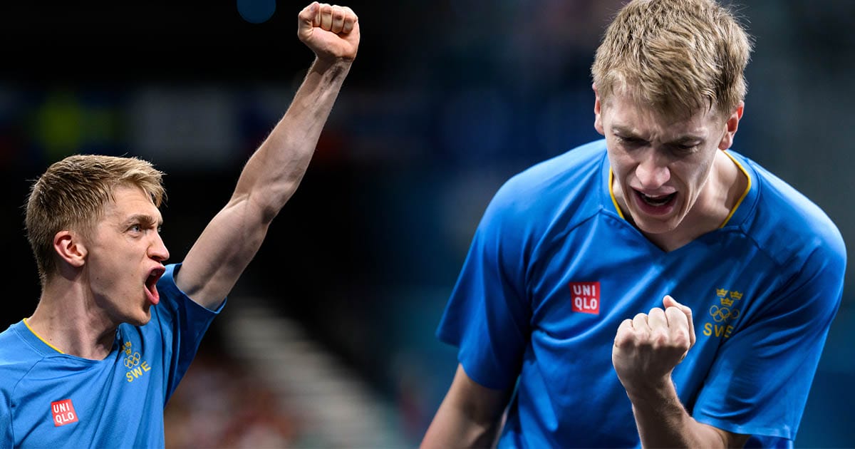 Anton Källberg står för ännu en blågul skalp i bordtennisvärlden.