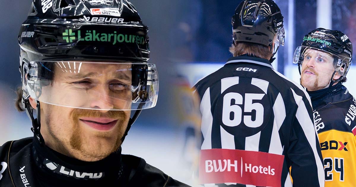 Brendan Shinnimin åkte på en utvisning för att han firade ett mål för Luleå i SHL.