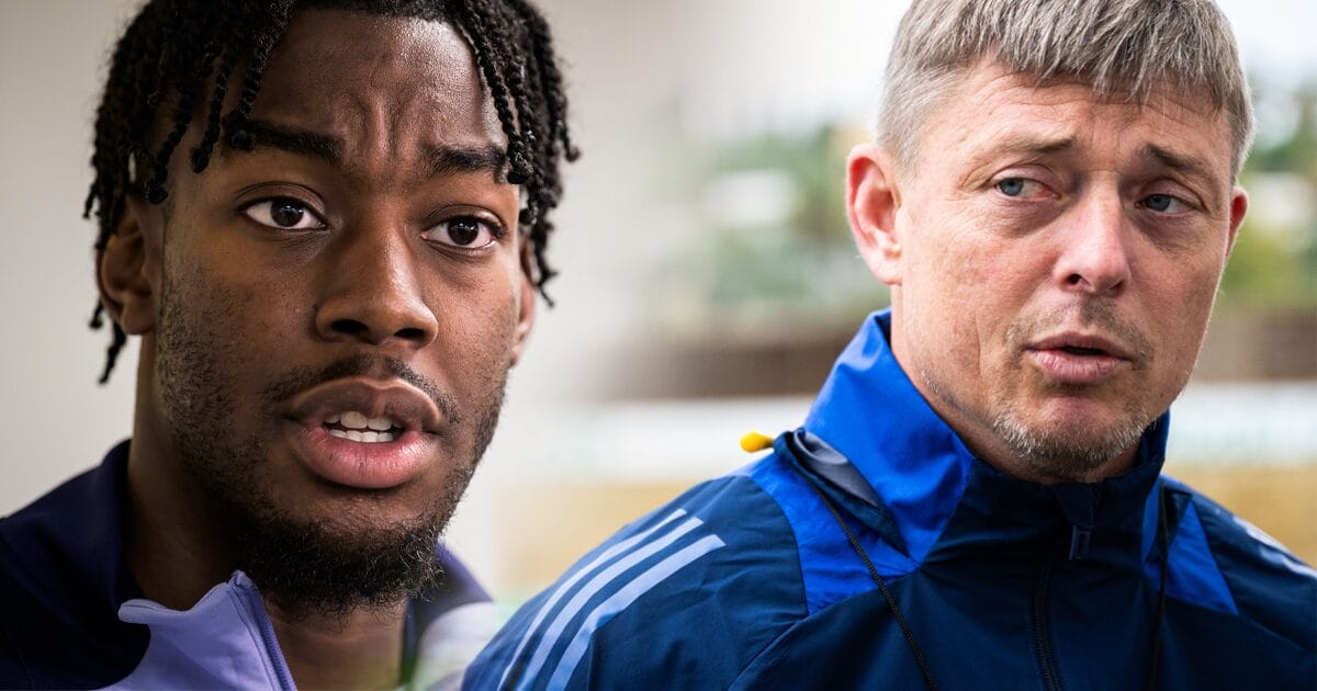 Anthony Elanga och Jon Dahl Tomasson