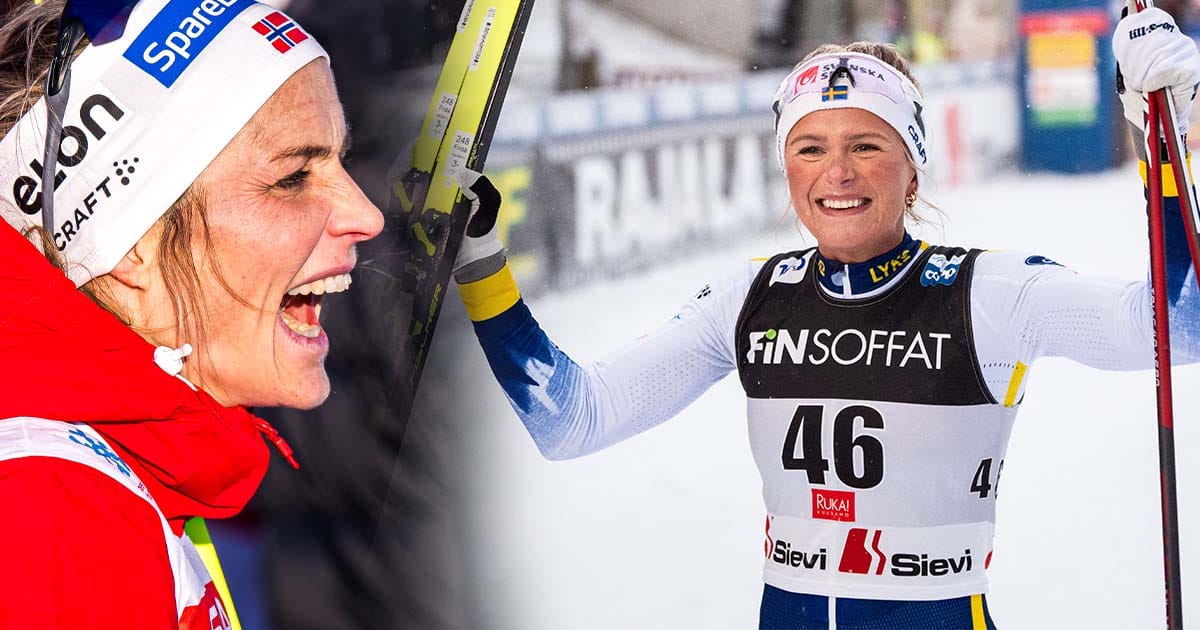 Frida Karlsson tog en överlägsen seger i premiären av världscupen och slog Therese Johaug.