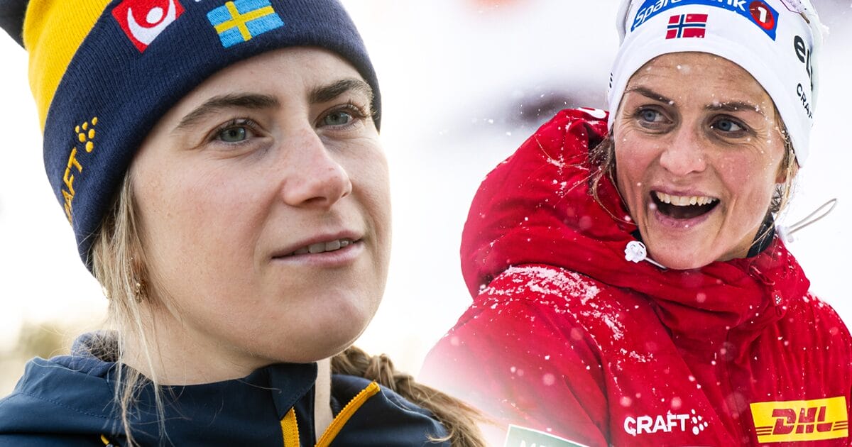 Ebba Andersson och Therese Johaug