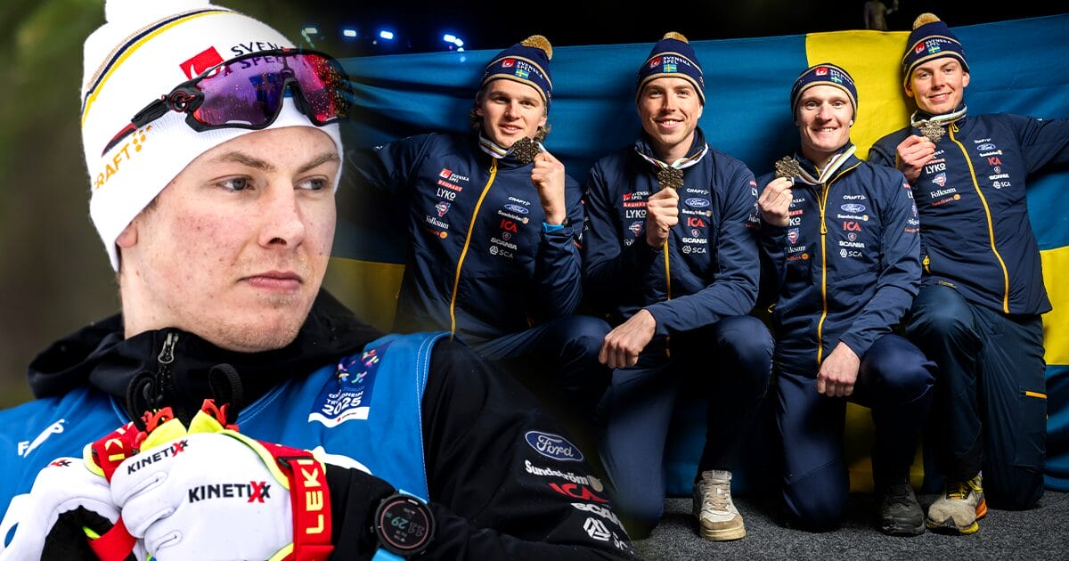 Truls Gisselman med stafettlaget