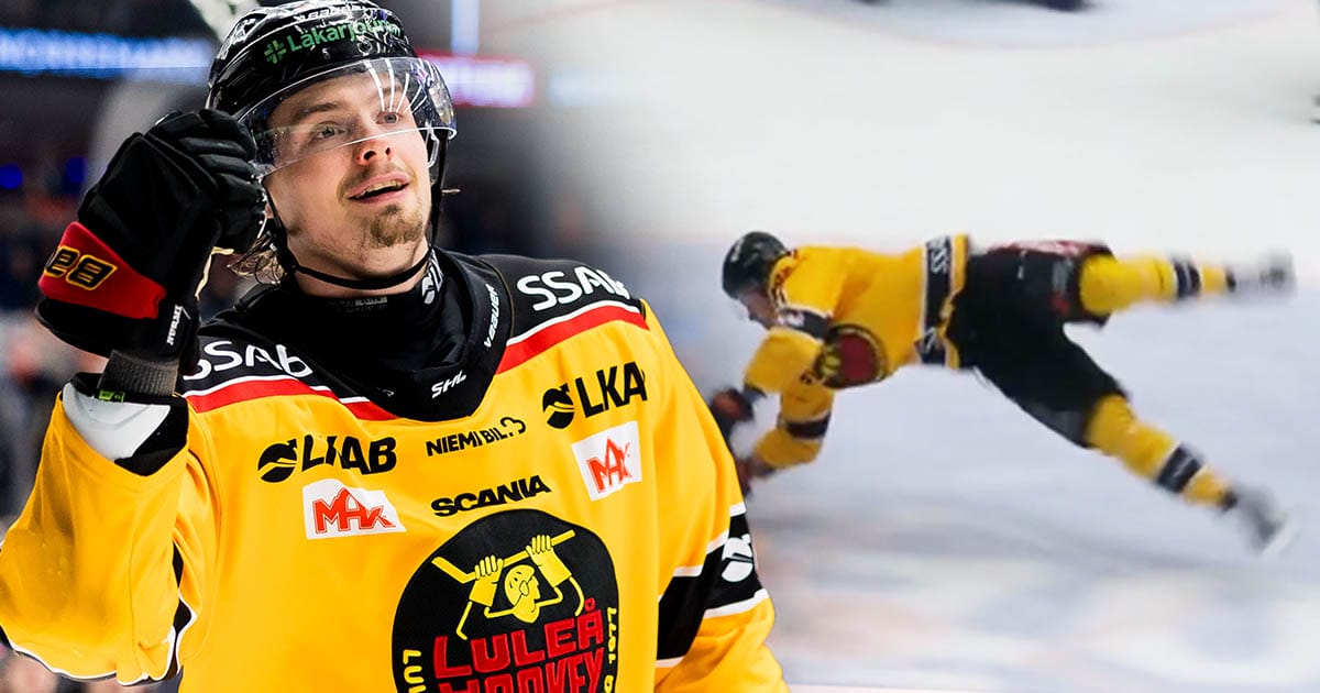 Så mycket tvingas Markus Nurmi betala för den här filmningen i SHL-slutspelet.