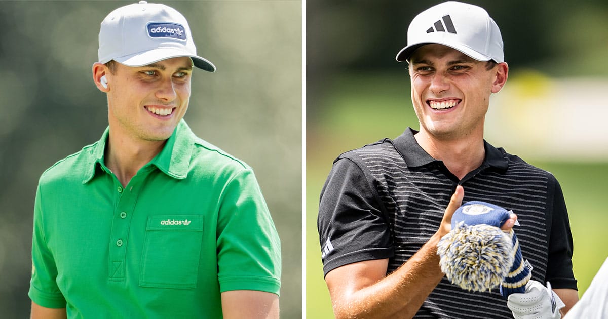 Svenske golfspelaren Ludvig Åberg