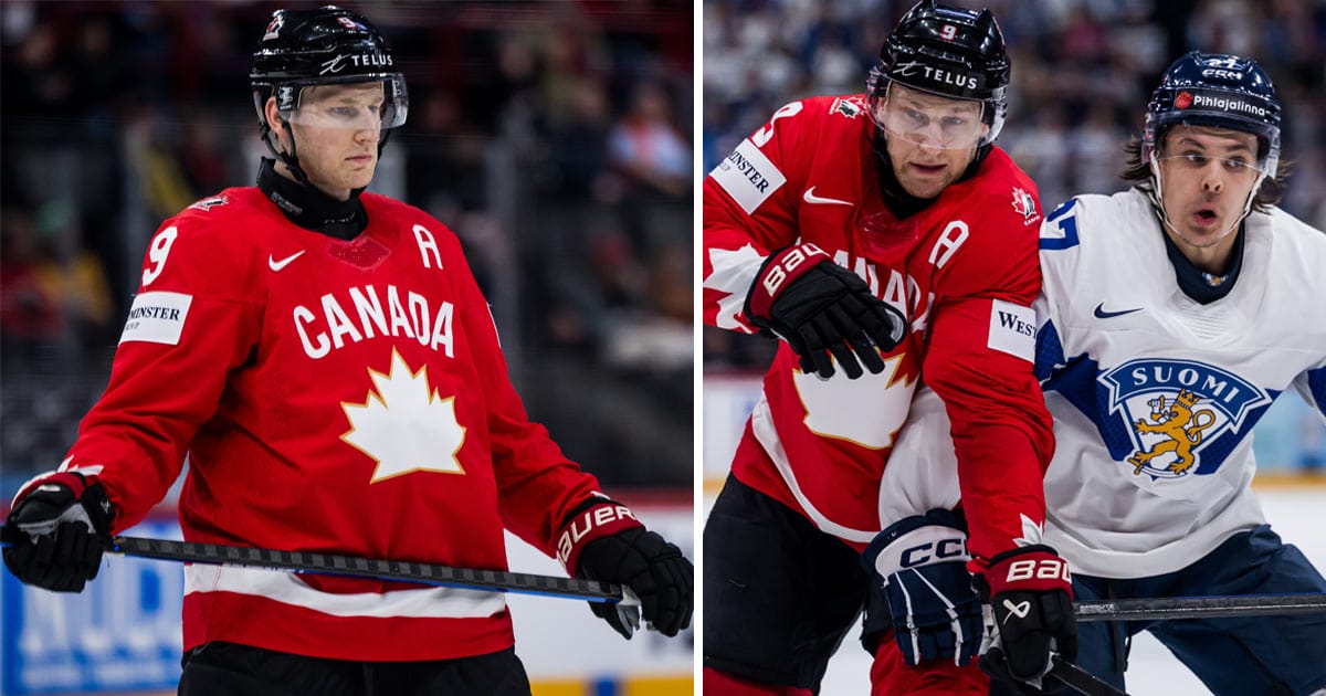 Nathan MacKinnon rasade under hockey-VM