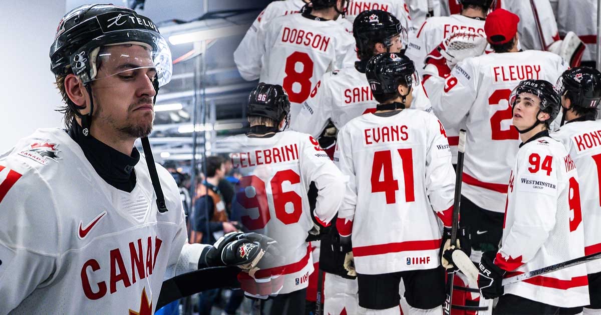 Kanada är utslaget ur hockey-VM och förnedras ytterligare en gång på väg hem från Danmark.