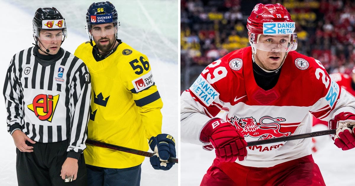 Mikkel Aagaard var arg på Tre Kronor efter hockey-VM