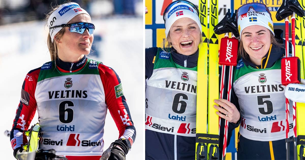 Therese Johaug hyllas nu rejält av det svenska skidlandslaget