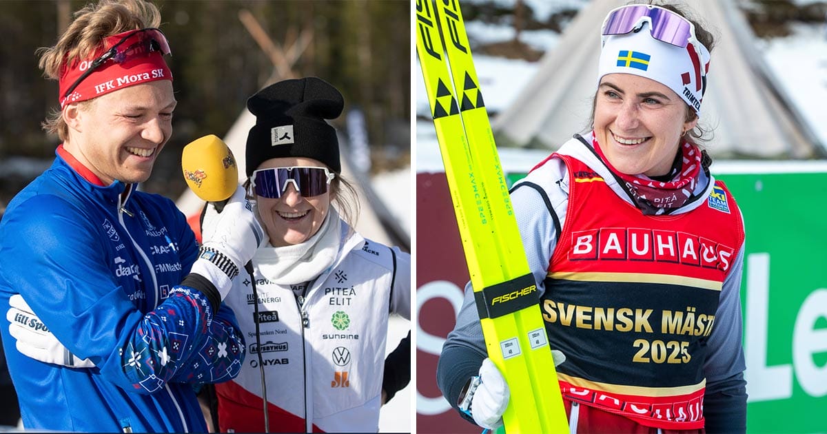 Gustaf Berglund och Ebba Andersson