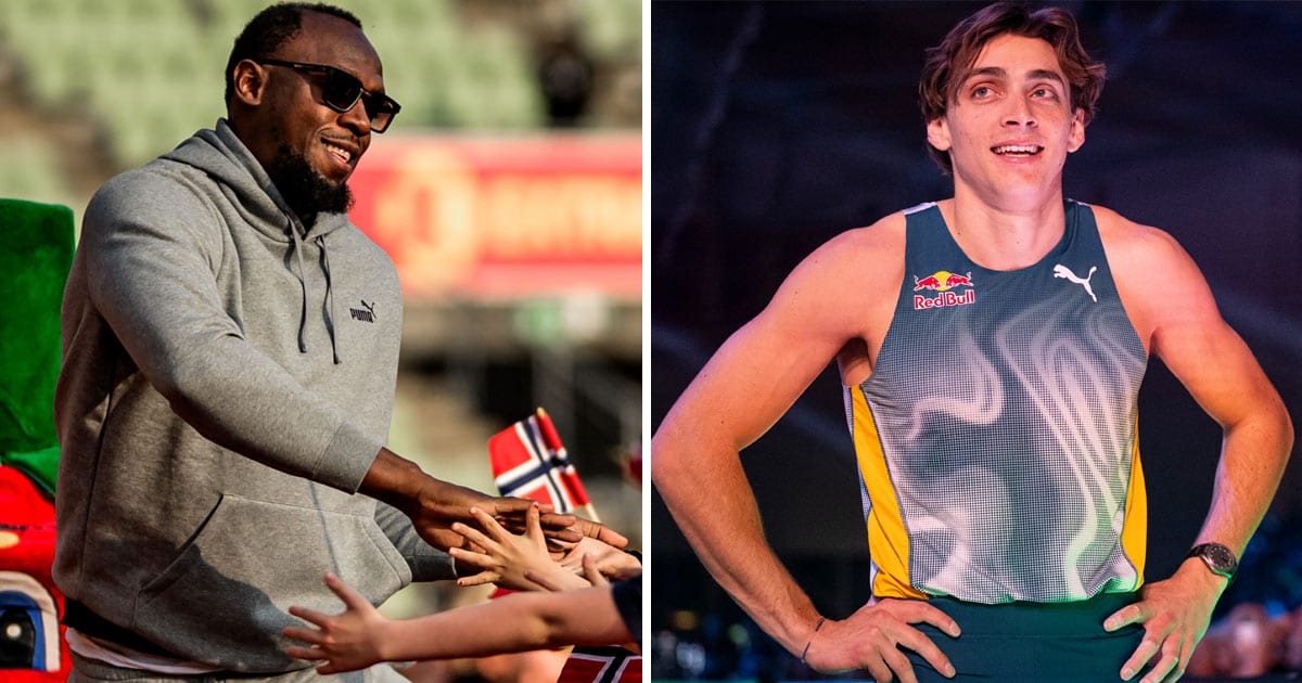 Armand Duplantis helsköna ord om Usain Bolts chockbesök i Oslo