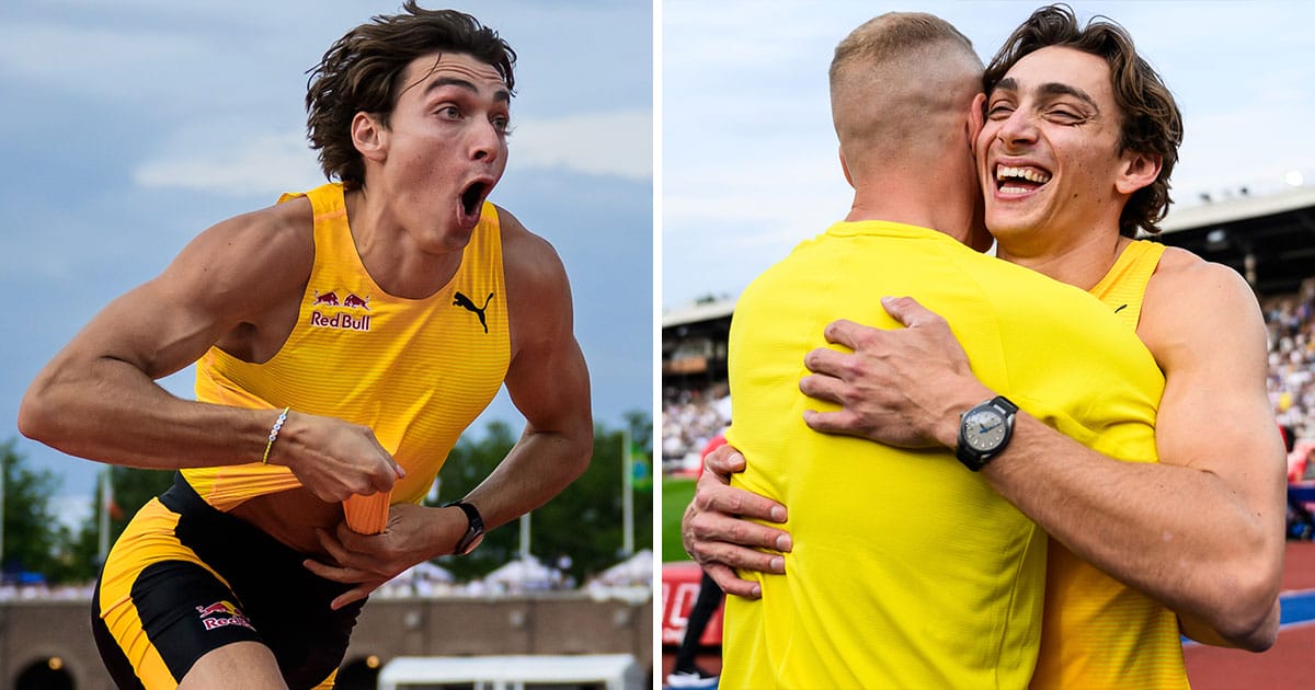 Armand Duplantis och rivalen Sam Kendricks