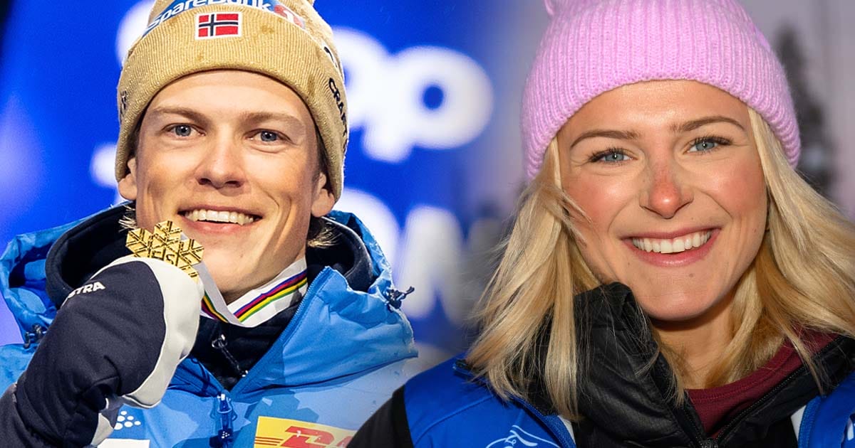 Nya bilden på skidstjärnorna Frida Karlsson och Johannes Hösflot Kläbo får alla att säga samma sak.