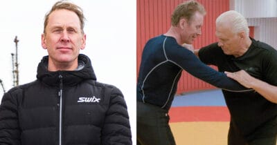 Gunde Svan bröt revbenet innan mötet med Frank Andersson