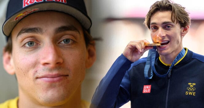 Armand Duplantis erkänner vilket som är hans favoritlag i hockey.