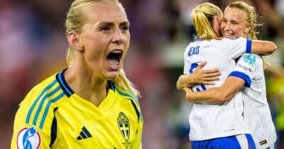 Sverige ställs nu mi England i kvartsfinalen av fotbolls-EM.