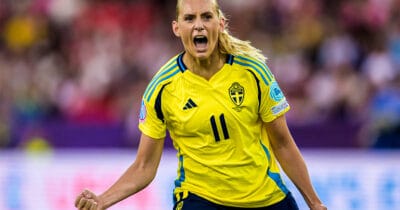 Stina Blackstenius kan bli historisk i svenska damlandslaget under fotbolls-EM.
