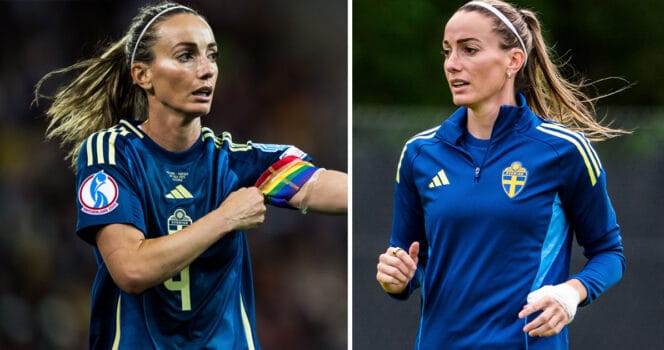 Kosovare Asllani sätter ned foten efter orden om Sverige