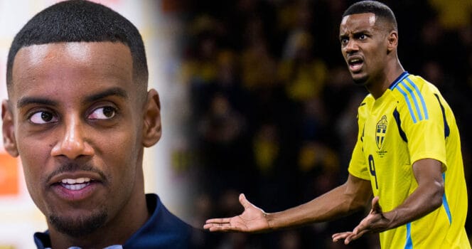 Alexander Isak jagas av Premier League-mästarlaget Liverpool.