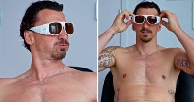 Zlatan Ibrahimovic delar nu privata bilder på stora förändringen