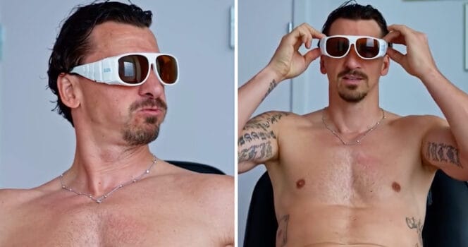 Zlatan Ibrahimovic delar nu privata bilder på stora förändringen