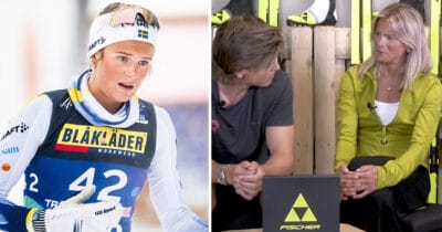 Frida Karlsson försvaras av Johannes Hösflot Kläbo