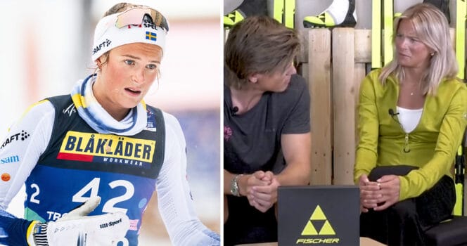 Frida Karlsson försvaras av Johannes Hösflot Kläbo