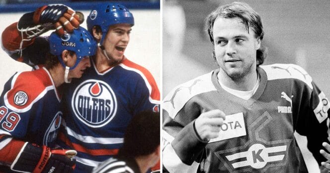Wayne Gretzky och Mark Messier med stor hyllning till Kenta Nilsson