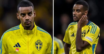 Alexander Isak försvaras nu av Michael Owen