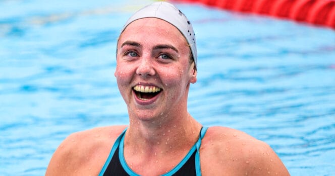 Sara Junevik med succéstart på sim-VM