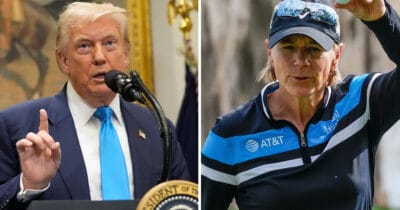 Annika Sörenstam pekas ut av Donald Trump