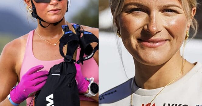 Frida Karlsson i träning