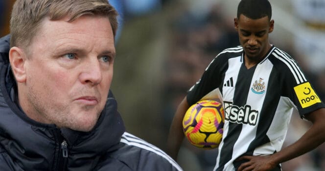 Newcastle-tränaren Eddie Howe bryter tystnaden om Alexander Isak.