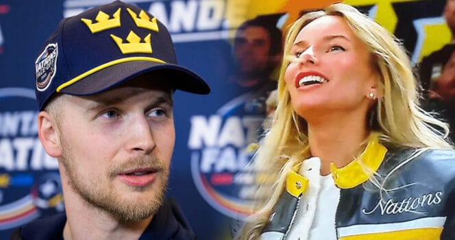 Elias Pettersson har gift sig i hemlighet med okända flickvännen Katelyn Byrd.