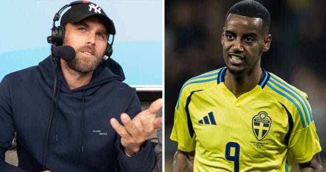 Johan Elmanders ärliga ord om Alexander Isaks plats i landslaget