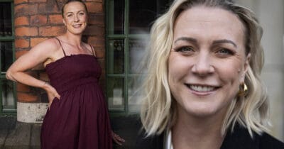 Sarah Sjöström har fött en son och berättar namnet på honom.