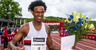 Samuel Russom har stängts av för doping i tre år.