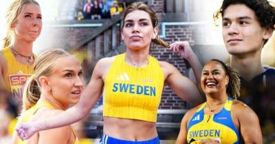 Svenska lagkamraterna Engla Nilsson, Maja Åskag, Vanessa Kamga och Melwin Lycke Holms ärliga ord om stavhopparen Johanna Duplantis.