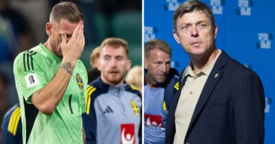 Sveriges svar om Robin Olsen efter jättetavlan