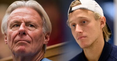 Leo Borgs första ord om pappa Björn Borgs cancerbesked.