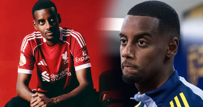 Alexander Isak ska göra debut för Liverpool i Premier League.
