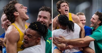 Bilderna på Armand Duplantis hyllas världen över