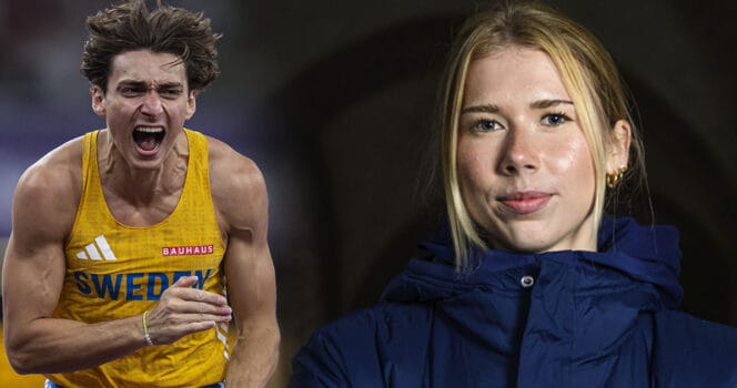 Engla Nilsson säger vad hon tycker om svenska lagkamraten Armand Duplantis.