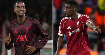 Alexander Isak pekar ut sina fotbollsidoler