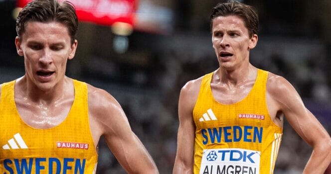 Andreas Almgrens ilska efter besvikelsen på 5 000 meter i friidrotts-VM.
